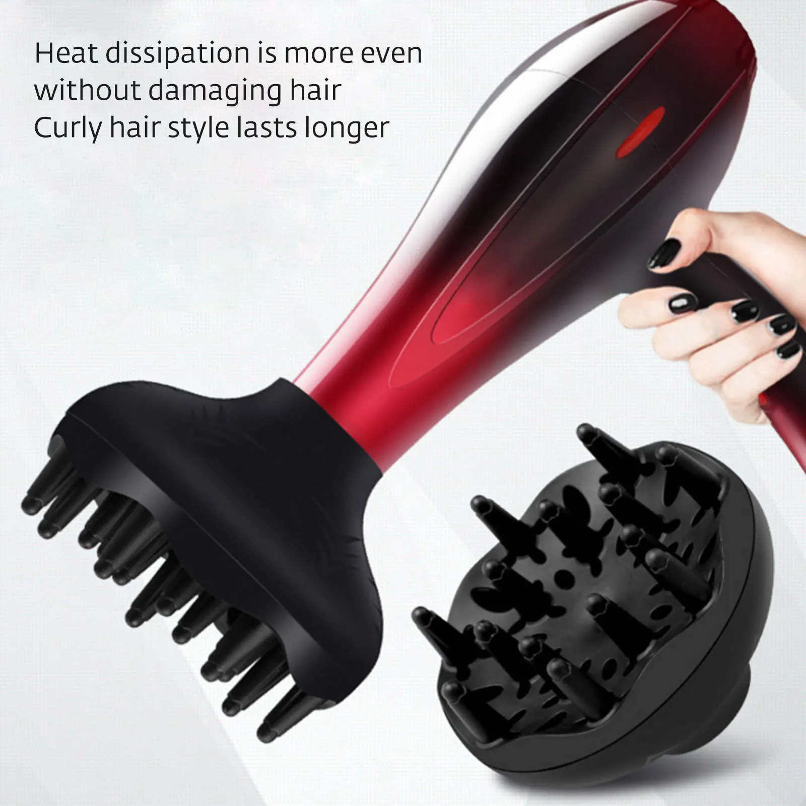 1pc Hair Diffuser Professional Hair Styling Curl Dryer Diffuser Universal Hairdressing Blower Styling Salon Curly Tool Black
1pc Hair Diffuser Professional Hair Styling Curl Dryer Diffuser Universal Hairdressing Blower Styling Salon Curly Tool Black