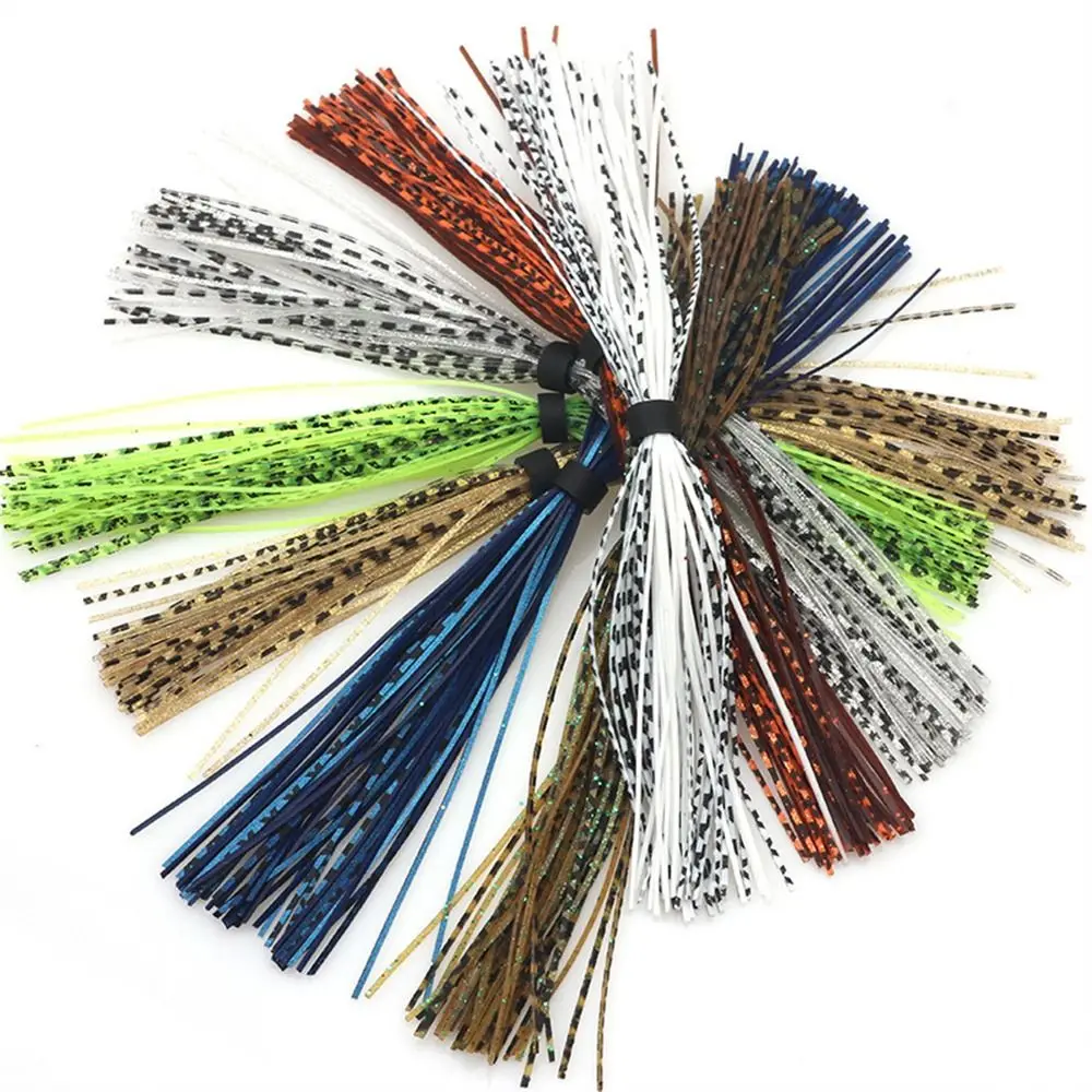 44 Strands Baitfish Silicone Skirts Mixed Color Glitter Buzzbaits Spinner Barred Color Fly Tying Material Jig Squid Skirt
44 Strands Baitfish Silicone Skirts Mixed Color Glitter Buzzbaits Spinner Barred Color Fly Tying Material Jig Squid Skirt
