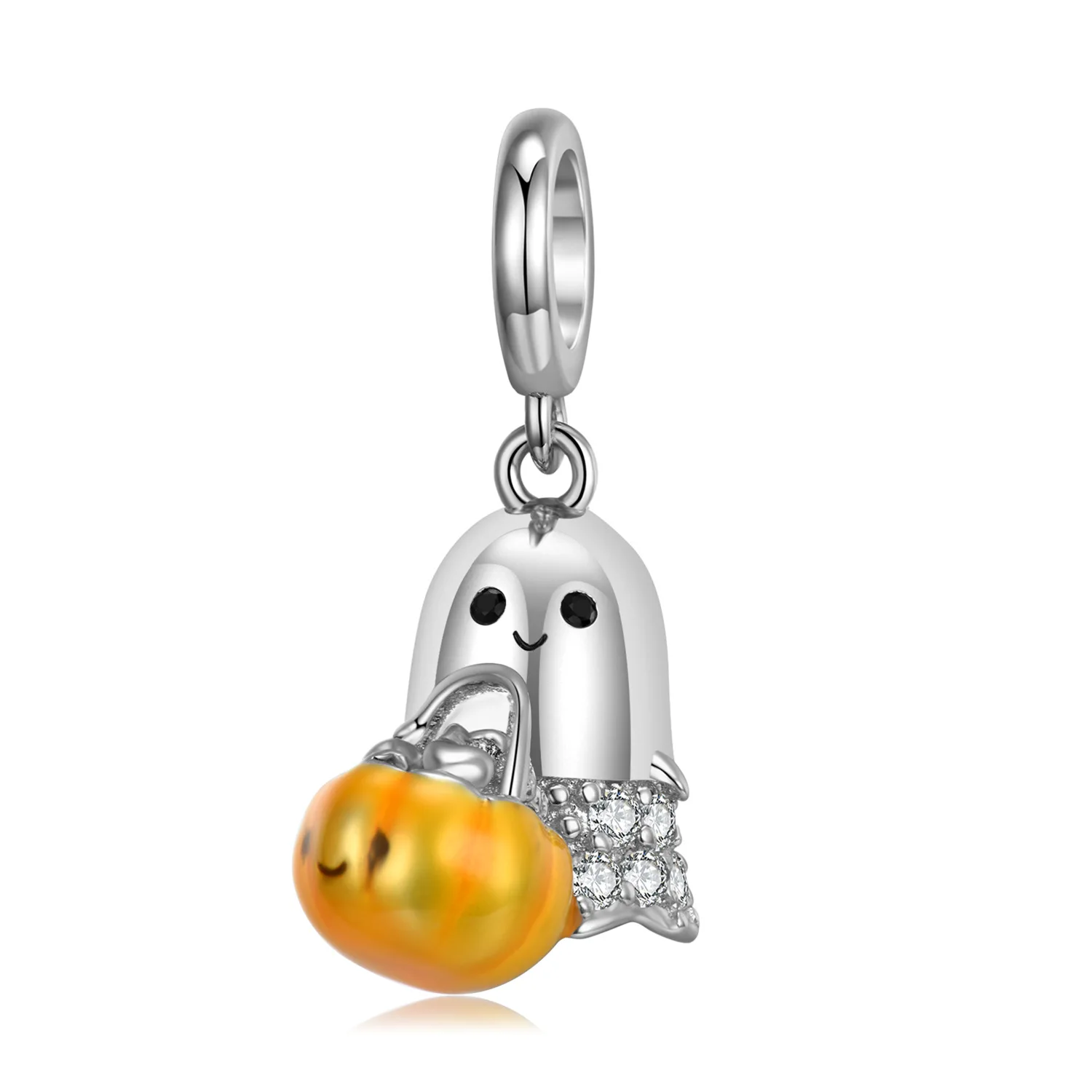 Authentic European S925 Sterling Silver DIY Charm Enamel Pumpkin Bead For Original PD Women Bracelet Necklace Chain Jewelry
Authentic European S925 Sterling Silver DIY Charm Enamel Pumpkin Bead For Original PD Women Bracelet Necklace Chain Jewelry
