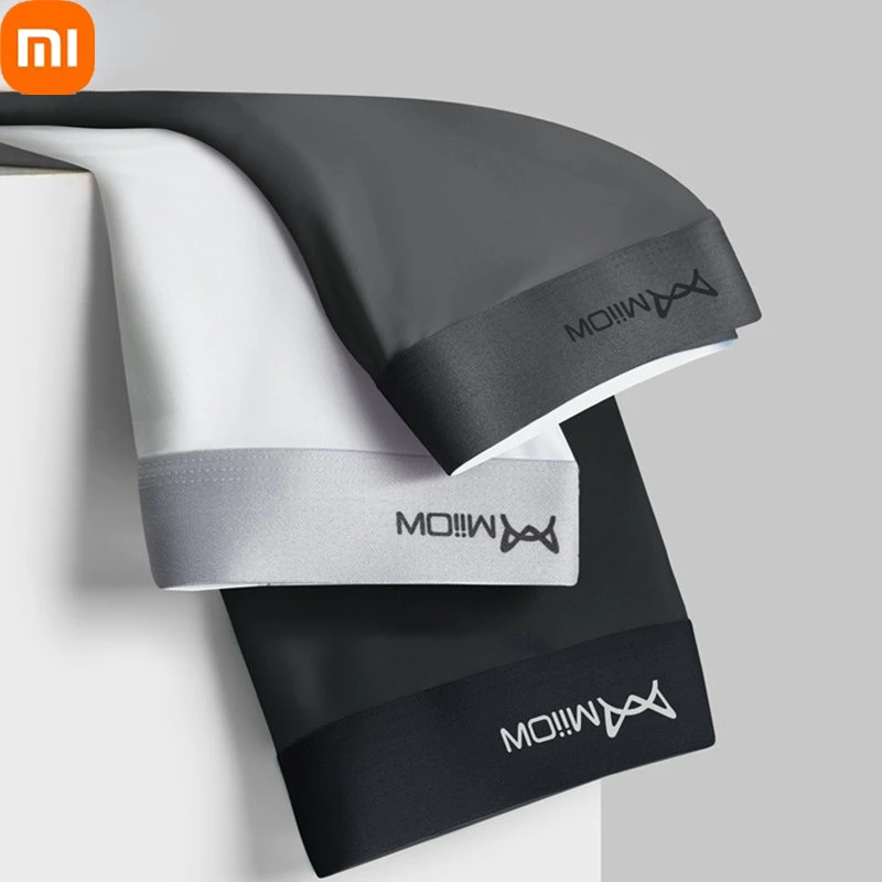 Xiaomi Mijia 3pcs/Lot Graphene Men Underwear Panty Man Boxer Shorts AAA Antibacterial Ice Silk Panties Men's Breather Underpants
Xiaomi Mijia 3pcs/Lot Graphene Men Underwear Panty Man Boxer Shorts AAA Antibacterial Ice Silk Panties Men's Breather Underpants
