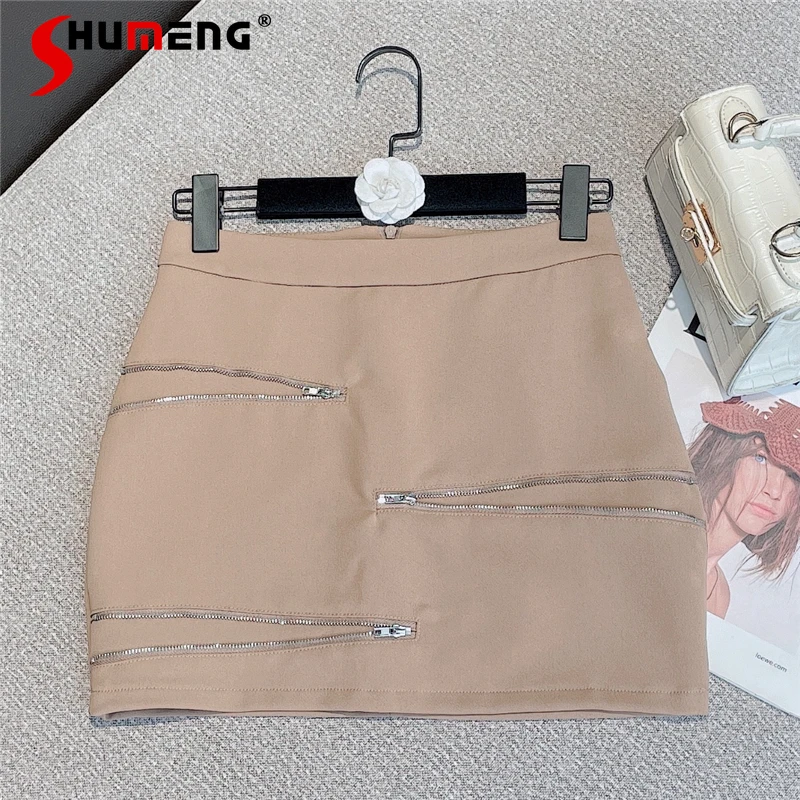 Faldas Mujer 2022 Summer New Mini Skirt Temperament Wild Socialite Zipper Slim Fit Short Hip-Hugger High Waist Skirt for Women
Faldas Mujer 2022 Summer New Mini Skirt Temperament Wild Socialite Zipper Slim Fit Short Hip-Hugger High Waist Skirt for Women