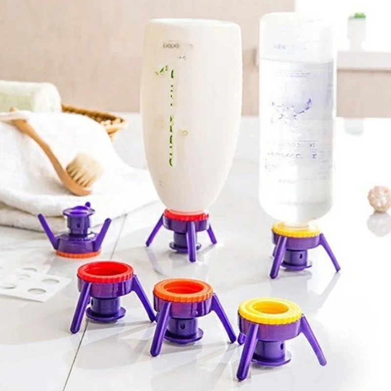 3Pcs Toss It Bottle Cap Stand Kit Plastic Bottle Holder Useful Shampoo Bracket Leakproof Cover Flip-it Inverted Caps Sets
3Pcs Toss It Bottle Cap Stand Kit Plastic Bottle Holder Useful Shampoo Bracket Leakproof Cover Flip-it Inverted Caps Sets