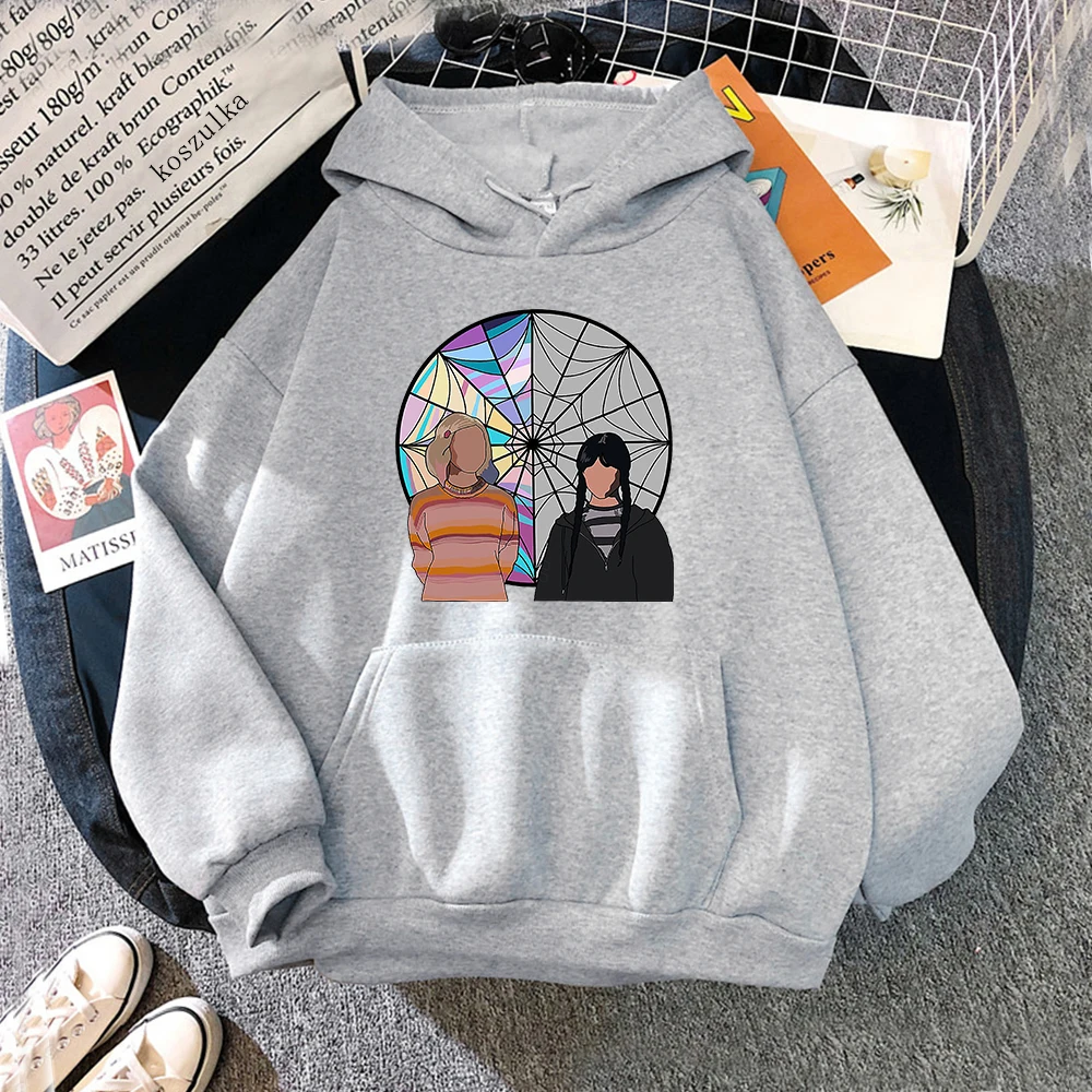 Wednesday Addams and Enid Sinclair Hoodies Winter Women Hoodie Spring Autumn Crew Neck Sweatshirt Birthday Gifts Sudaderas
Wednesday Addams and Enid Sinclair Hoodies Winter Women Hoodie Spring Autumn Crew Neck Sweatshirt Birthday Gifts Sudaderas