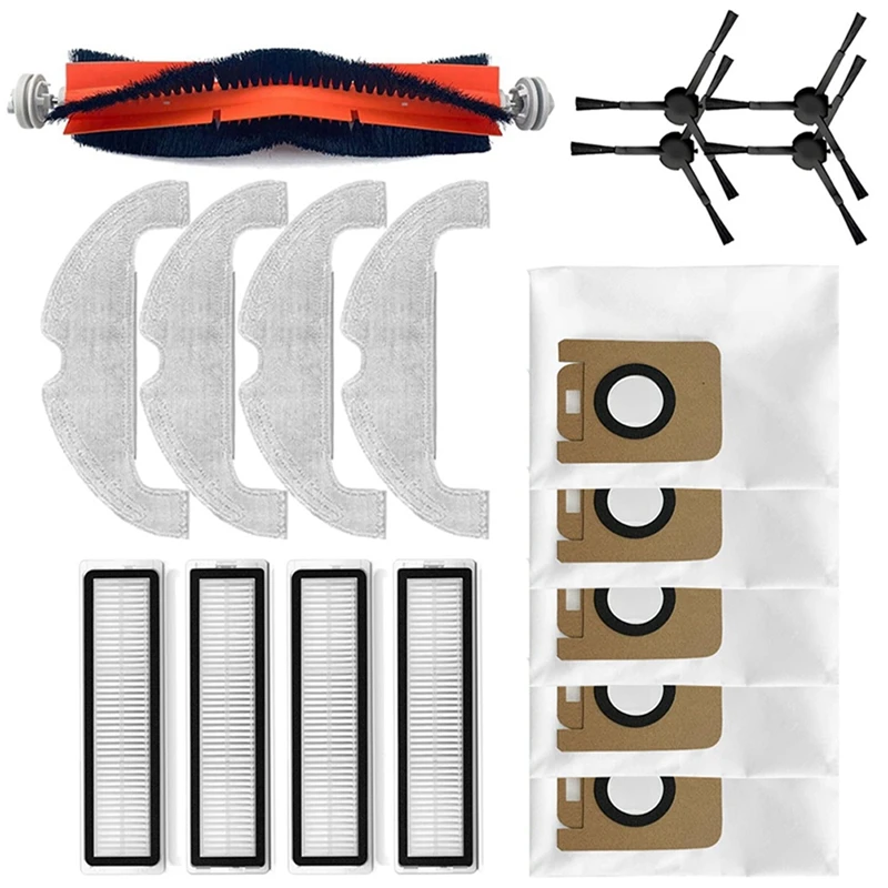 SANQ Main Side Brush Filter Mop Cloth And Dust Bag Replacement For Dreame Bot Z10 Pro L10 Plus Robotic Vacuum Cleaner
SANQ Main Side Brush Filter Mop Cloth And Dust Bag Replacement For Dreame Bot Z10 Pro L10 Plus Robotic Vacuum Cleaner
