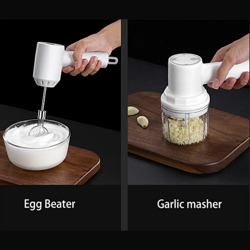 250ml Electric Garlic Masher 3 in 1 Egg Beater USB Rechargeable Handheld Automatic Cream Food Cake Baking Kitchen Gadgets
250ml Electric Garlic Masher 3 in 1 Egg Beater USB Rechargeable Handheld Automatic Cream Food Cake Baking Kitchen Gadgets