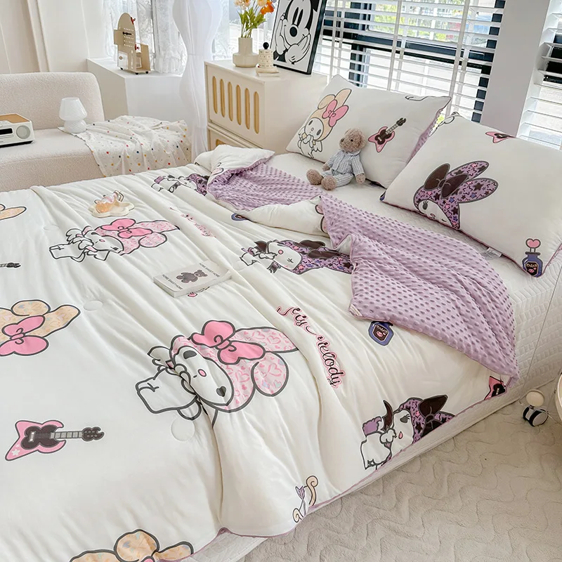 Sanrio Kawaii My Melody Cinnamoroll Anime Cotton Baby Comforter Quilt Cute Cartoon Pochacco Autumn Warm Blanket Toys for Kids
Sanrio Kawaii My Melody Cinnamoroll Anime Cotton Baby Comforter Quilt Cute Cartoon Pochacco Autumn Warm Blanket Toys for Kids
