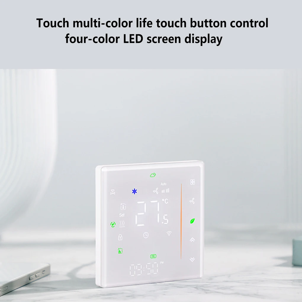 WiFi Electric Floor Heating Intelligent Center Temperature Controller Panel Water Boiler APP Voice Control Thermostat
WiFi Electric Floor Heating Intelligent Center Temperature Controller Panel Water Boiler APP Voice Control Thermostat