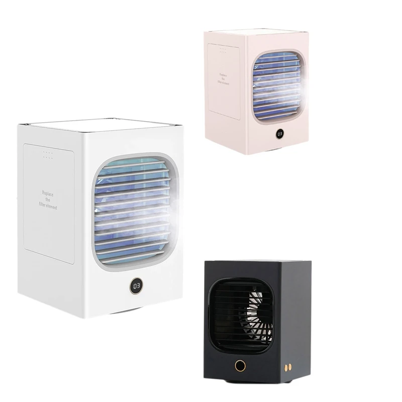 Chargeable Portable Air Conditioner Air Cooler Humidifier Purifier UV LED Shaking Head Desktop Air Cooling Fan
Chargeable Portable Air Conditioner Air Cooler Humidifier Purifier UV LED Shaking Head Desktop Air Cooling Fan