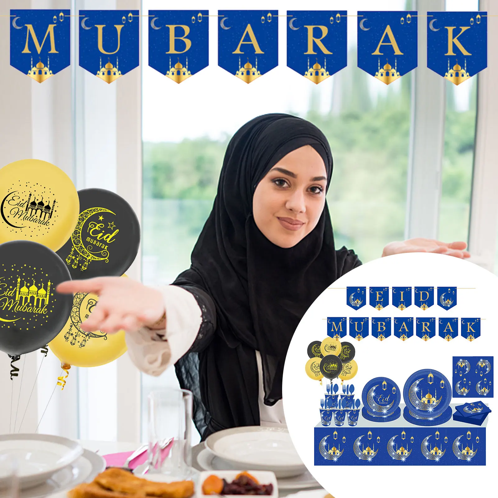 Eid Mubarak Banner Balloons Ramadan Decoration Balloon Ramadan Kareem Muslim Islamic Festival Party DIY Decorations Home Decor
Eid Mubarak Banner Balloons Ramadan Decoration Balloon Ramadan Kareem Muslim Islamic Festival Party DIY Decorations Home Decor