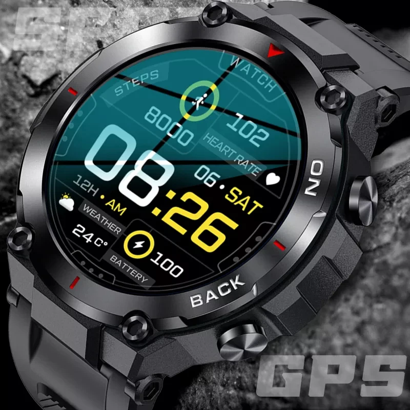 New GPS Position Watches For Men Military Outdoor Sport Smart Watch Super Long Standby Health Monitor 5ATM Swim Men Smartwatch
New GPS Position Watches For Men Military Outdoor Sport Smart Watch Super Long Standby Health Monitor 5ATM Swim Men Smartwatch