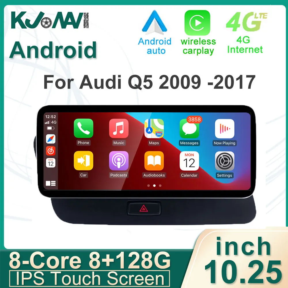 10,25 дюймовый Android 12 экран для Audi Q5 2009 -2017 автомобильные аксессуары мультимедийные автомобильные мониторы Carplay стерео аудио радио плеер
10,25 дюймовый Android 12 экран для Audi Q5 2009 -2017 автомобильные аксессуары мультимедийные автомобильные мониторы Carplay стерео аудио радио плеер