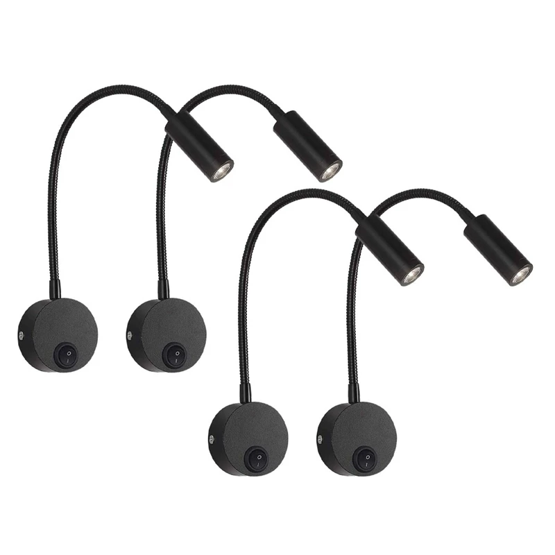 4PCS DC 12V Reading Light With USB Charging Port, RV Interior Lights, Flexible LED Light Fixtures(Black)
4PCS DC 12V Reading Light With USB Charging Port, RV Interior Lights, Flexible LED Light Fixtures(Black)