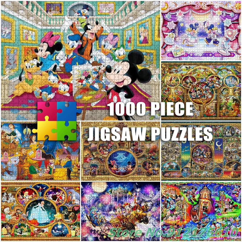Mickey Mouse 1000 Piece Jigsaw Puzzles Fantasy Disney Princess Family Diy Creative Puzzles Decompress Educational Toys Gifts 
Mickey Mouse 1000 Piece Jigsaw Puzzles Fantasy Disney Princess Family Diy Creative Puzzles Decompress Educational Toys Gifts