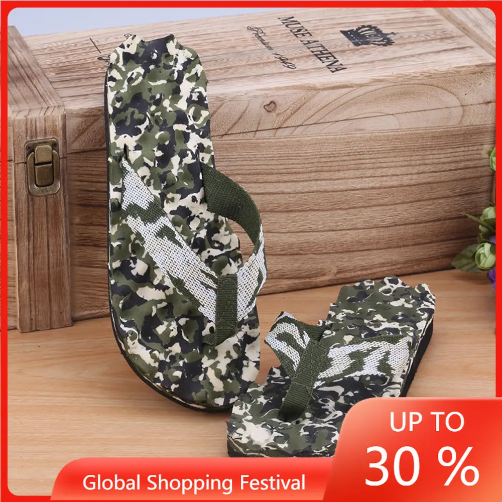 Men Camouflage Flip Flops Slippers Shoes Sandals Slipper indoor & outdoor Casual Men Non-Slip Beach Shoes sapato masculino 40-45
Men Camouflage Flip Flops Slippers Shoes Sandals Slipper indoor & outdoor Casual Men Non-Slip Beach Shoes sapato masculino 40-45