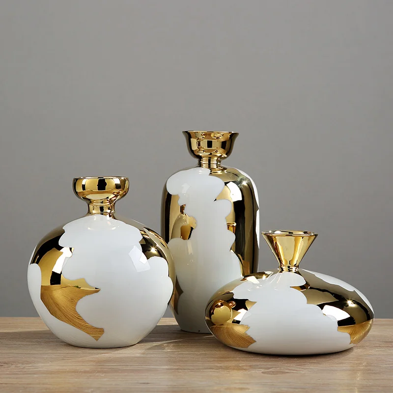 Jingdezhen Ceramic Vase Dried Flower Flower Arrangement TV Cabinet Living Room Desktop Wine Cabinet Porch Home Soft Decoration
Jingdezhen Ceramic Vase Dried Flower Flower Arrangement TV Cabinet Living Room Desktop Wine Cabinet Porch Home Soft Decoration
