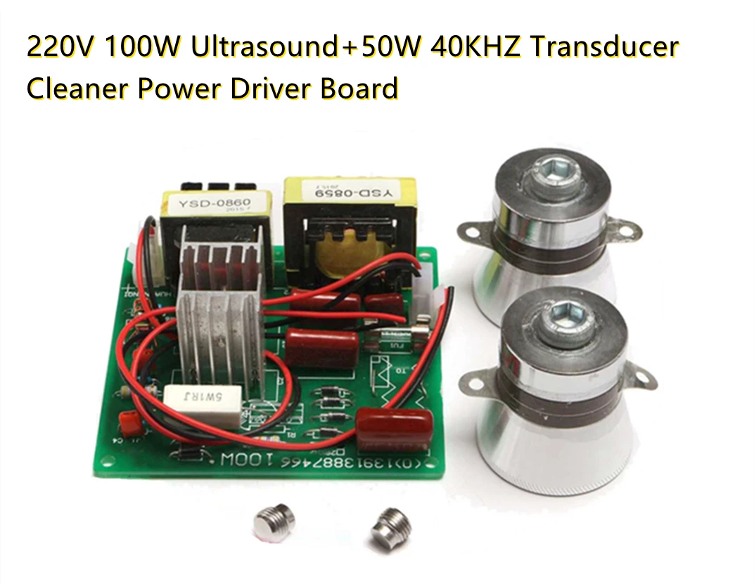 40KHz Transducer High Performance Efficiency Ultrasound Cleaning Circuit Board 100W 220V Ultrasonic Cleaner Power Driver Board
40KHz Transducer High Performance Efficiency Ultrasound Cleaning Circuit Board 100W 220V Ultrasonic Cleaner Power Driver Board