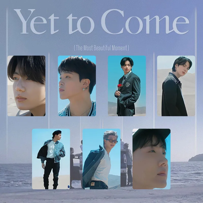 7Pcs/Set Kpop Wholesale Bangtan Boys New Album Yet To Come Lomo Card Photo Print Cards Poster Picture Fans Gifts Collection 
7Pcs/Set Kpop Wholesale Bangtan Boys New Album Yet To Come Lomo Card Photo Print Cards Poster Picture Fans Gifts Collection