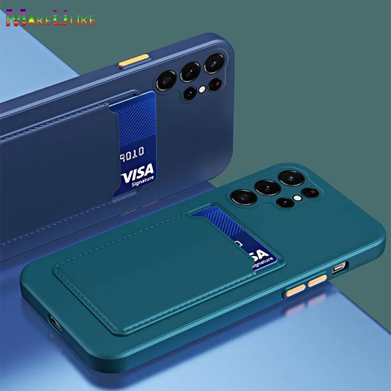 Card Slot Case for Samsung Galaxy S22 Ultra Plus Case Soft Silicone Shockproof Case for Samsung S20 S21 FE S23 Plus Ultra Cover
Card Slot Case for Samsung Galaxy S22 Ultra Plus Case Soft Silicone Shockproof Case for Samsung S20 S21 FE S23 Plus Ultra Cover