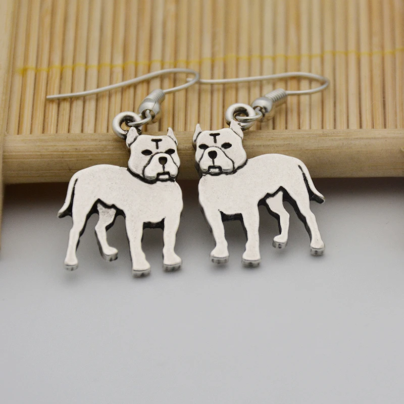 Retro Style Cute Pit Bull Terrier Dog Drop Earrings Long Staffordshire Animal Dangle Earrings For Women Girls Jewelry Wholesale
Retro Style Cute Pit Bull Terrier Dog Drop Earrings Long Staffordshire Animal Dangle Earrings For Women Girls Jewelry Wholesale