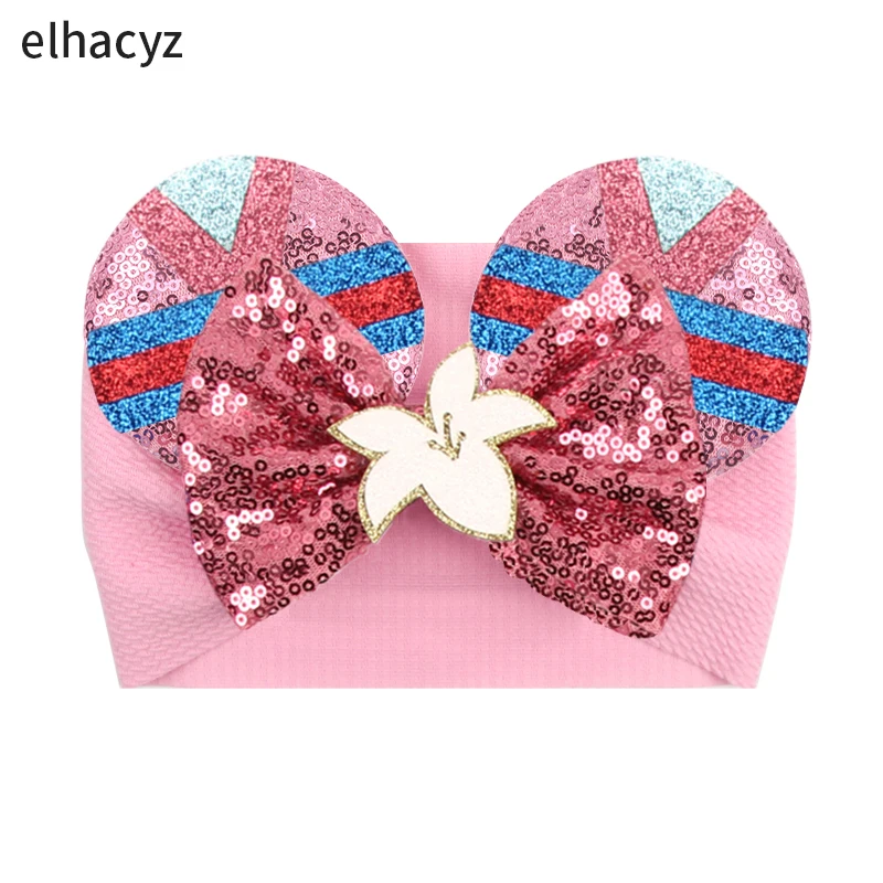 New Design Mouse Ears Headband Kids Winter Baby 5'' Glitter Sequin Bow Turban Girls Autumn Head Wrap Children Hair Accessories
New Design Mouse Ears Headband Kids Winter Baby 5'' Glitter Sequin Bow Turban Girls Autumn Head Wrap Children Hair Accessories