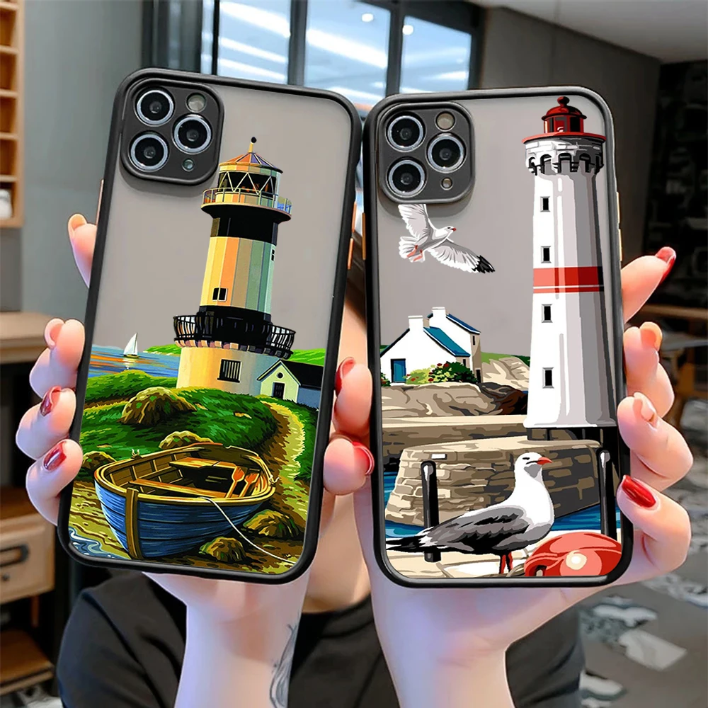 Hand Painted Lighthouse Print Bird Seagull Phone Case for iphone 11 12 Pro Max X XS MAX XR 7 8 Plus SE 2020 Hard Matte Cover
Hand Painted Lighthouse Print Bird Seagull Phone Case for iphone 11 12 Pro Max X XS MAX XR 7 8 Plus SE 2020 Hard Matte Cover