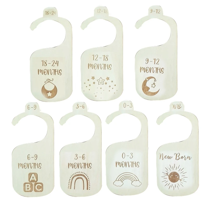 7Pcs Baby Closet Dividers Cartoon Newborn Infant to 24 Months Nursery Clothes Organizers Hanger Wardrobe Hanging Label GXMB
7Pcs Baby Closet Dividers Cartoon Newborn Infant to 24 Months Nursery Clothes Organizers Hanger Wardrobe Hanging Label GXMB