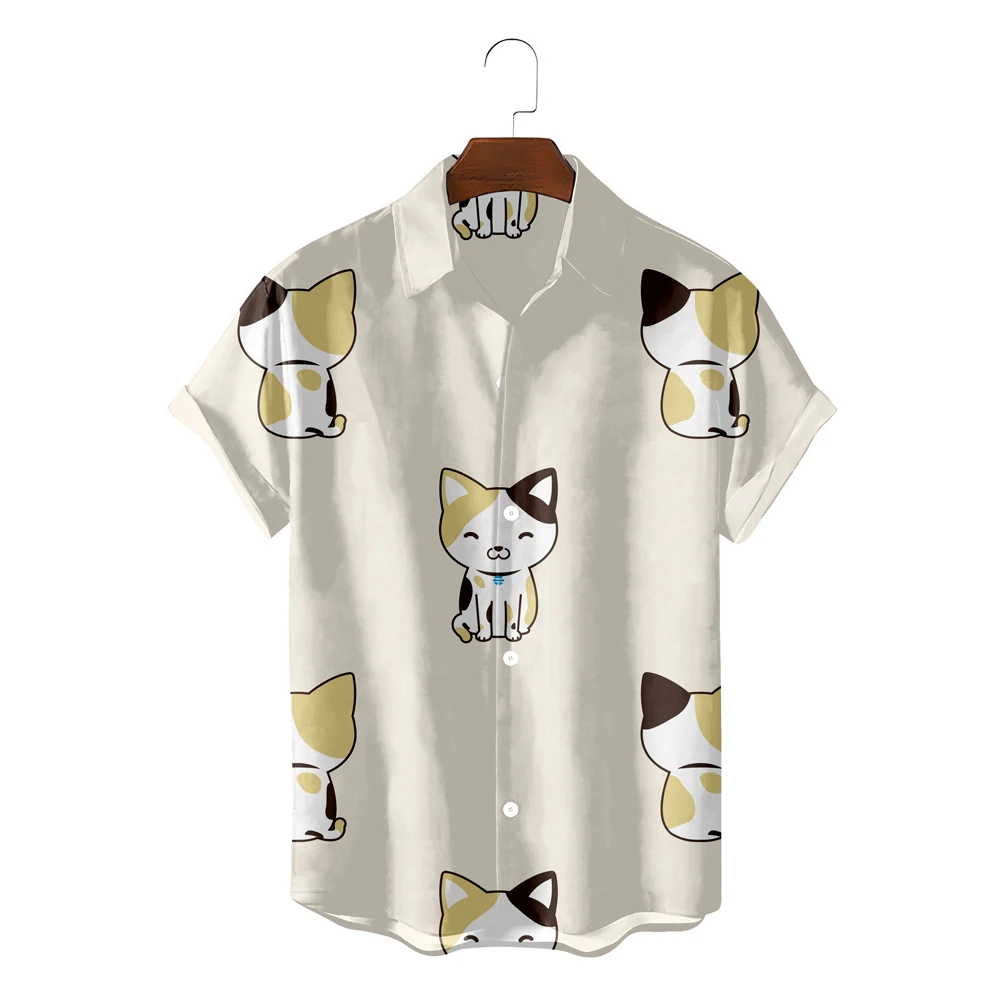 Casual Men Hawaiian Shirt Fashion Summer Beach Clothes Blusas Cartoon Animal Camisa Blouses Button Up Chemise Streetwear
Casual Men Hawaiian Shirt Fashion Summer Beach Clothes Blusas Cartoon Animal Camisa Blouses Button Up Chemise Streetwear