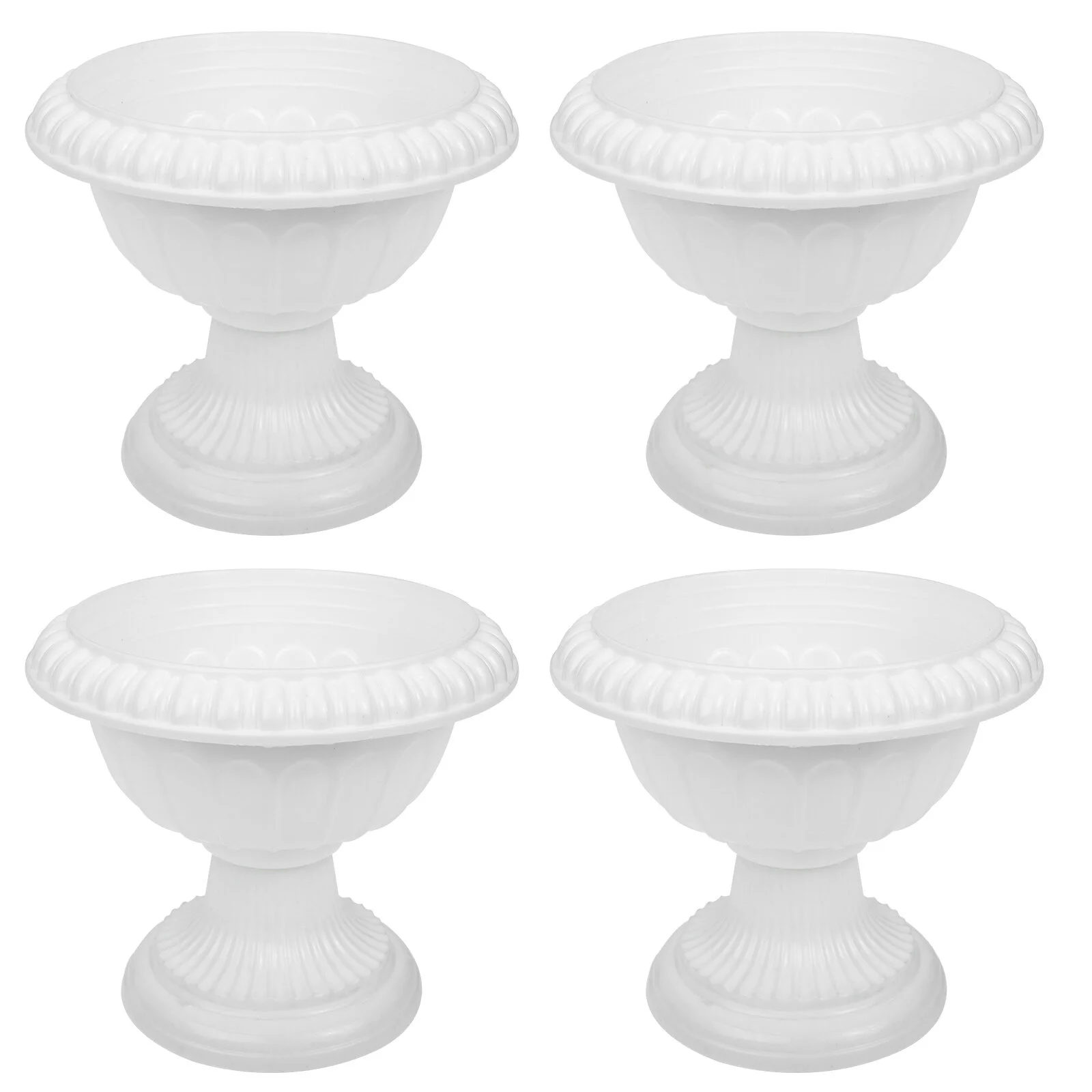 4 Pcs Props Creative Flower Pots Planter Outdoor European Style Plastic Roman Flowerpot Front
4 Pcs Props Creative Flower Pots Planter Outdoor European Style Plastic Roman Flowerpot Front