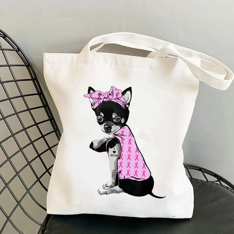 2022 New Shopper Pink Bandanas Chihuahua Printed Tote Bag Women Shopper Handbag Girl Shoulder Shopping Lady Canvas Bag
2022 New Shopper Pink Bandanas Chihuahua Printed Tote Bag Women Shopper Handbag Girl Shoulder Shopping Lady Canvas Bag