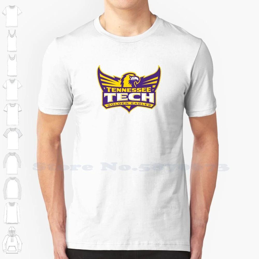 

Tennessee Tech Golden Eagles Logo High-quality T Shirts Fashion T-shirt New 100% Cotton Tee