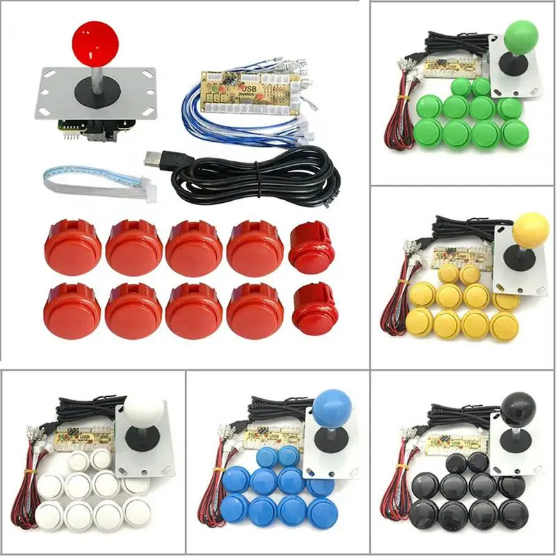 Arcade Joystick DIY Kit Zero Delay Arcade DIY Kit USB Encoder To PC For Sanwa Buttons Arcade Game Mame Joystick Controller Kit
Arcade Joystick DIY Kit Zero Delay Arcade DIY Kit USB Encoder To PC For Sanwa Buttons Arcade Game Mame Joystick Controller Kit