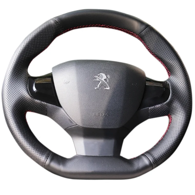 for Peugeot 308 Steering Wheel Cover Leather Hand Sewing 308S/408/508/2008/307 Handle Cover Cute Car Accessories
for Peugeot 308 Steering Wheel Cover Leather Hand Sewing 308S/408/508/2008/307 Handle Cover Cute Car Accessories