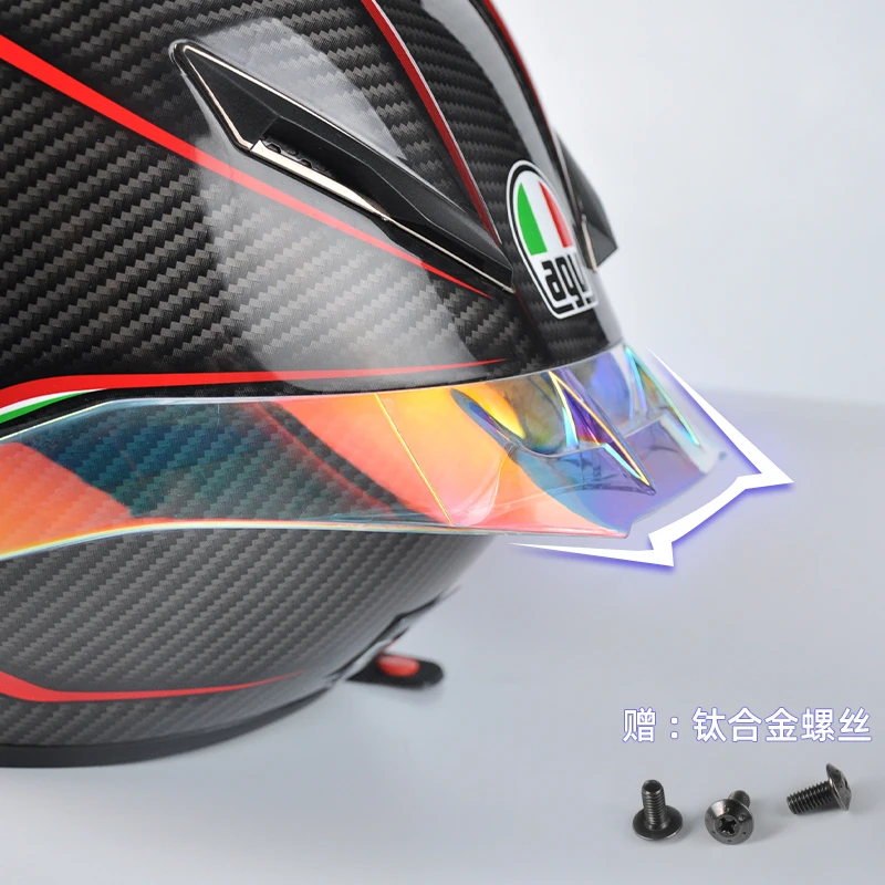 AGV big tail PISTA GPR GPRR track air spoiler choke windshield accessories aurora electroplating helmet accessories
AGV big tail PISTA GPR GPRR track air spoiler choke windshield accessories aurora electroplating helmet accessories
