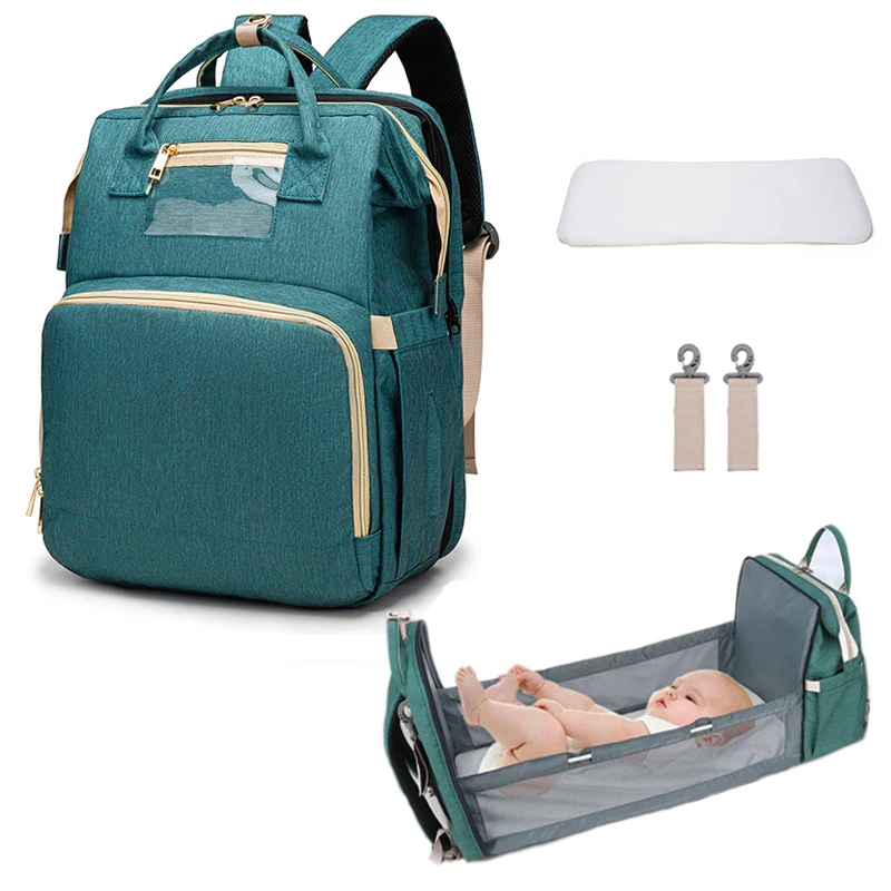 Baby Bag Diaper Bags Mummy Bag Portable Bassinet Multifunctional Package Backpack Travel Expandable Baby Bed for Mom
Baby Bag Diaper Bags Mummy Bag Portable Bassinet Multifunctional Package Backpack Travel Expandable Baby Bed for Mom