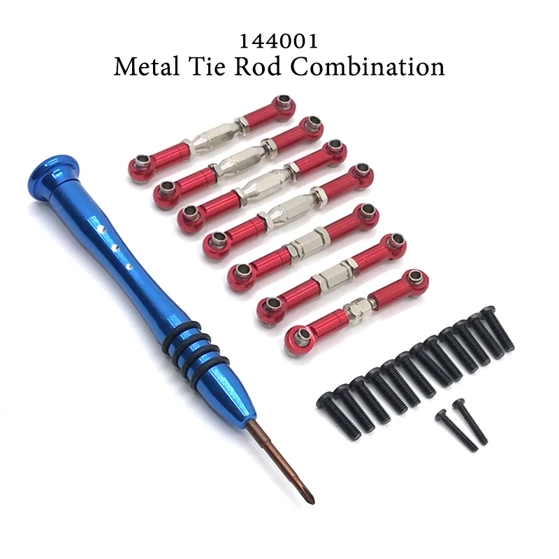 WLtoys 144001-1287 1288 1289 красная машинка на радиоуправлении, обновленные металлические детали, Тяговая штанга, набор аксессуаров
WLtoys 144001-1287 1288 1289 красная машинка на радиоуправлении, обновленные металлические детали, Тяговая штанга, набор аксессуаров