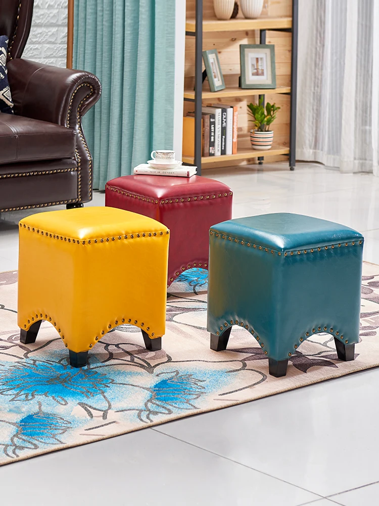 Creative Small Leather Stool Cube Dressing Table Modern Design Shoes Stool Coffee Table Meuble Salon Living Room Furniture
Creative Small Leather Stool Cube Dressing Table Modern Design Shoes Stool Coffee Table Meuble Salon Living Room Furniture