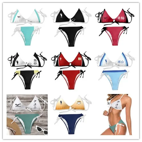 Haikyuu Cosplay Costumes Bikini Shorts Two-piece Swimsuit Halloween Carnival Suit
Haikyuu Cosplay Costumes Bikini Shorts Two-piece Swimsuit Halloween Carnival Suit
