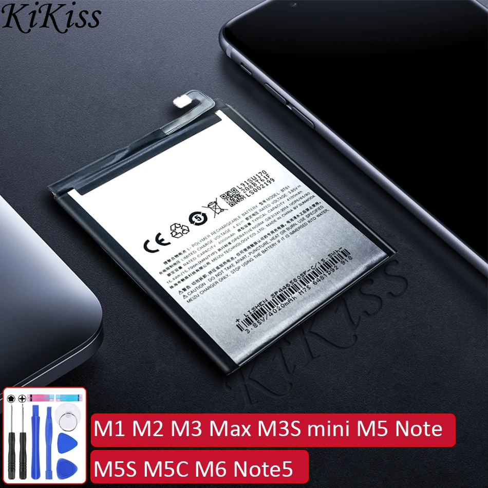 BT61 Battery For Meizu Meizy Mei zu M1 M2 M3 Max M3S mini M5 Note M5S M5C M6 Note5 Batery BT15 BT68 BA621 BA611 BA612 BT710
BT61 Battery For Meizu Meizy Mei zu M1 M2 M3 Max M3S mini M5 Note M5S M5C M6 Note5 Batery BT15 BT68 BA621 BA611 BA612 BT710
