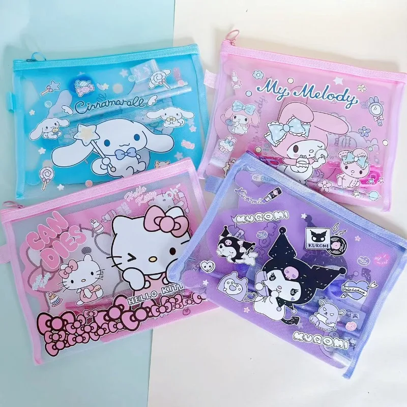 Sanrio Hello Kitty Kuromi Cinnamoroll My Melody Pencil Cases Cute Cartoon Ruler Pencil Stationery Set Cute Anime School Supplies
Sanrio Hello Kitty Kuromi Cinnamoroll My Melody Pencil Cases Cute Cartoon Ruler Pencil Stationery Set Cute Anime School Supplies