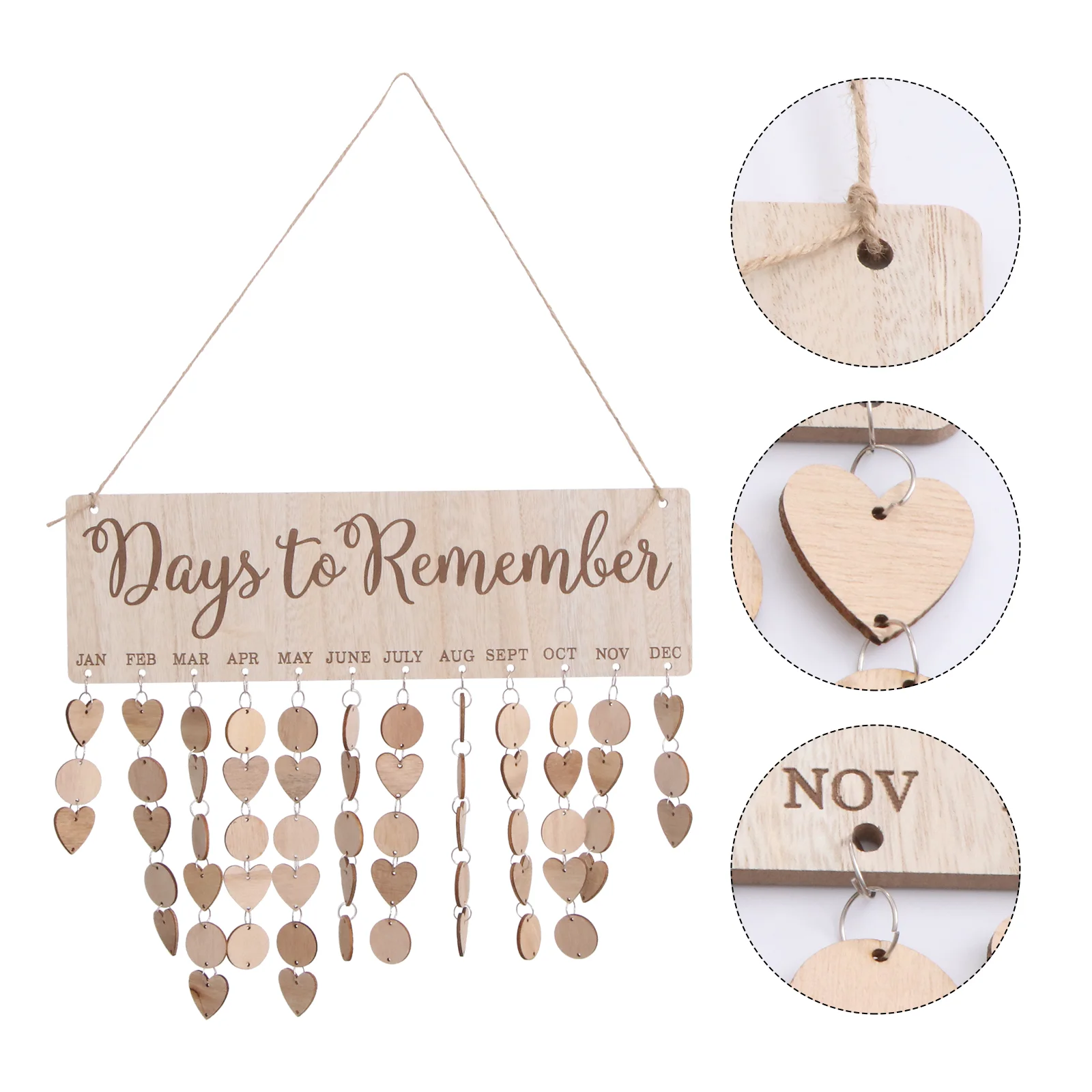 Calendar Birthday Reminder Board Wooden Family Hanging Plaque Wall Tags Diy Gift Sign Anniversary Wood Friends Rustic Farmhouse
Calendar Birthday Reminder Board Wooden Family Hanging Plaque Wall Tags Diy Gift Sign Anniversary Wood Friends Rustic Farmhouse