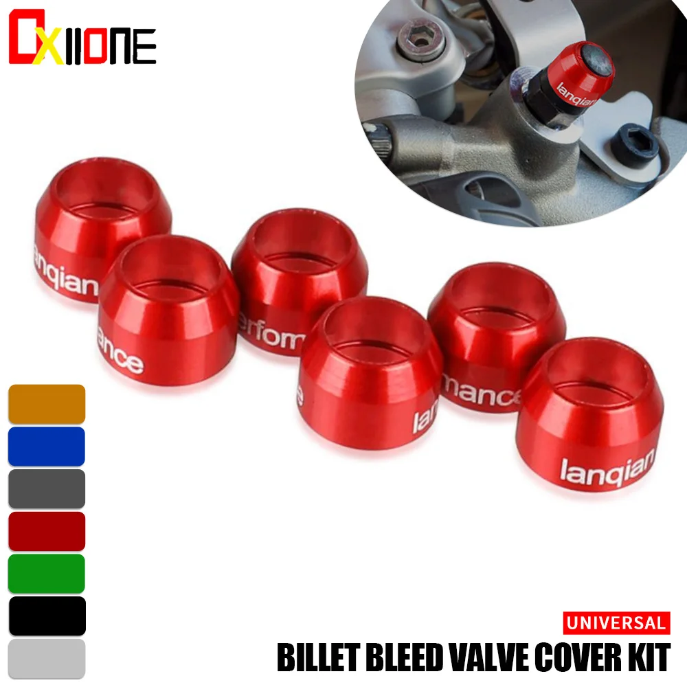 

For MV AGUSTA Brutale 4 Cylinders 1078 RR 1090 Corsa/R/RR 750 S 910 R/S 920 Motorcycle Universal Billet Bleed Valve Cover Kit