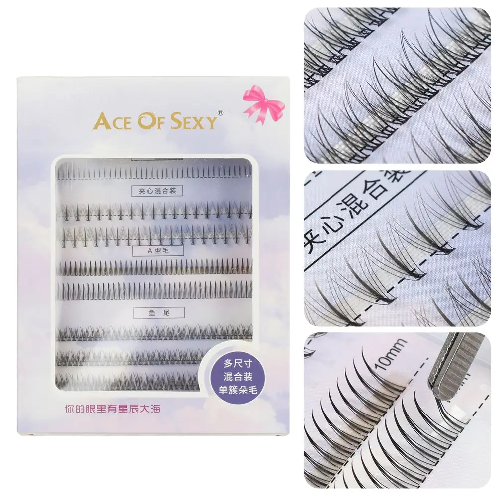 Woman's Fashion 0.07 Thickness Fishtail Fairy Mixed Type False Eyelashes Individual Eyelashes Extension Faux Mink Hair
Woman's Fashion 0.07 Thickness Fishtail Fairy Mixed Type False Eyelashes Individual Eyelashes Extension Faux Mink Hair