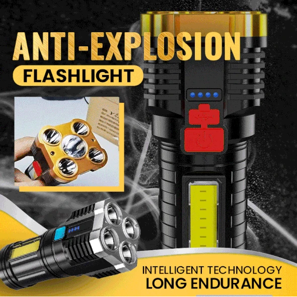 LED Flashlight Tactical Torch Outdoor USB Rechargeable Waterproof Long-range Spotlight Super Bright Anti explosion Flashlight
LED Flashlight Tactical Torch Outdoor USB Rechargeable Waterproof Long-range Spotlight Super Bright Anti explosion Flashlight