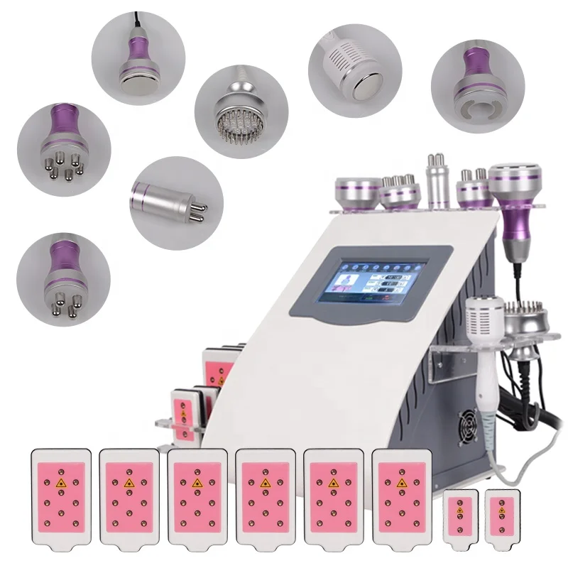 9in1 Vacuum Cavitation Slimming Machine /40or80k /8 Lipolaser 635nm 8*plates/hotsell Customize Support/Factory Price
9in1 Vacuum Cavitation Slimming Machine /40or80k /8 Lipolaser 635nm 8*plates/hotsell Customize Support/Factory Price