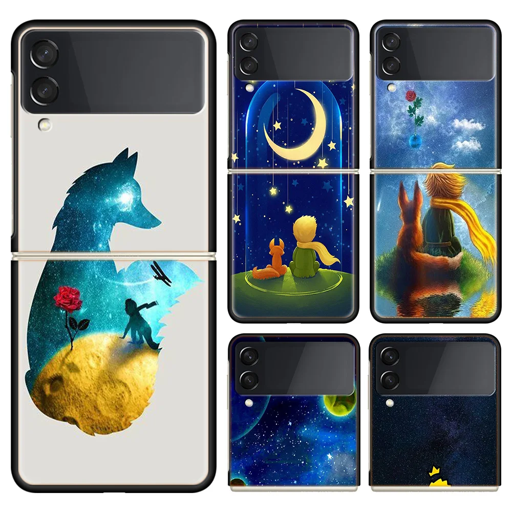 The Little Prince Phone Case For Samsung Galaxy Z Flip 3 Flip 4 5G Funda Black Coque Hard PC Luxury Cover Z Flip Capa Fashion
The Little Prince Phone Case For Samsung Galaxy Z Flip 3 Flip 4 5G Funda Black Coque Hard PC Luxury Cover Z Flip Capa Fashion