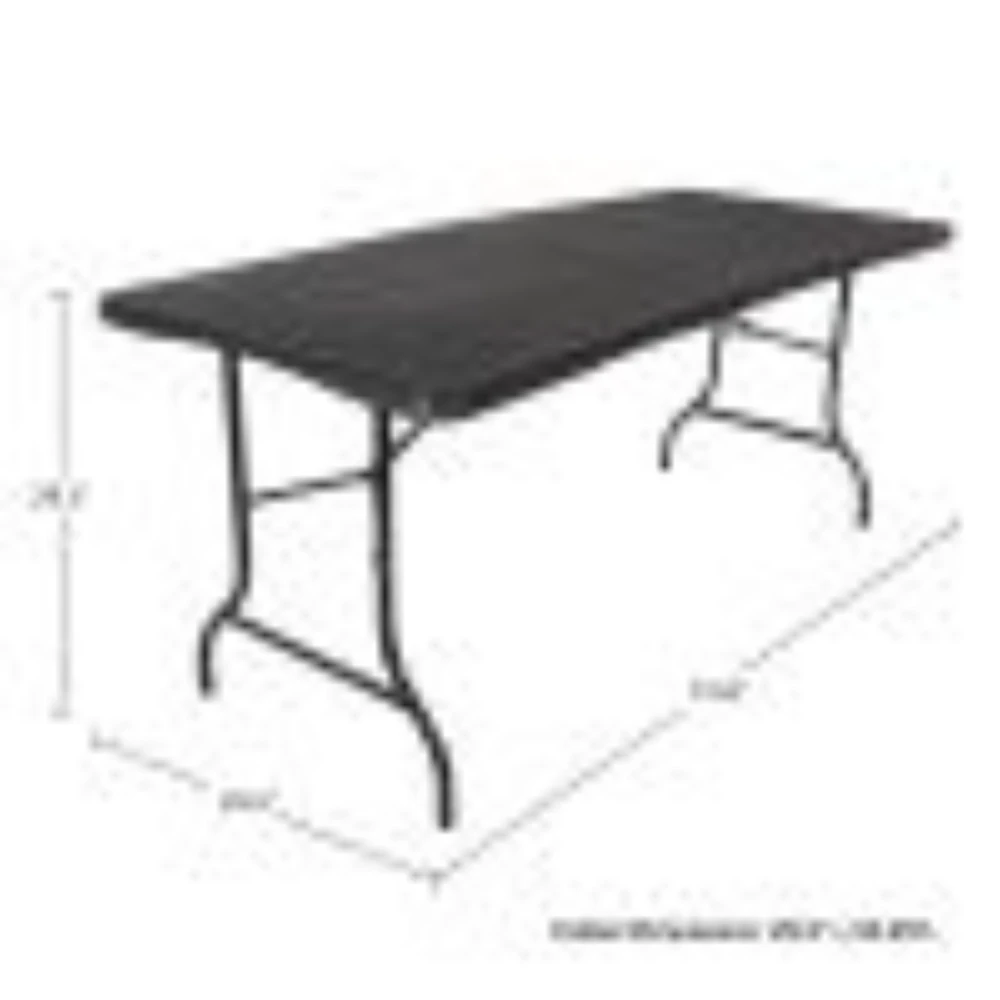 Table - Lightweight Portable Folding Desk - 6-Foot-Long Plastic Table for Camping, Playing Cards, Parties, and Dining by (Black
Table - Lightweight Portable Folding Desk - 6-Foot-Long Plastic Table for Camping, Playing Cards, Parties, and Dining by (Black