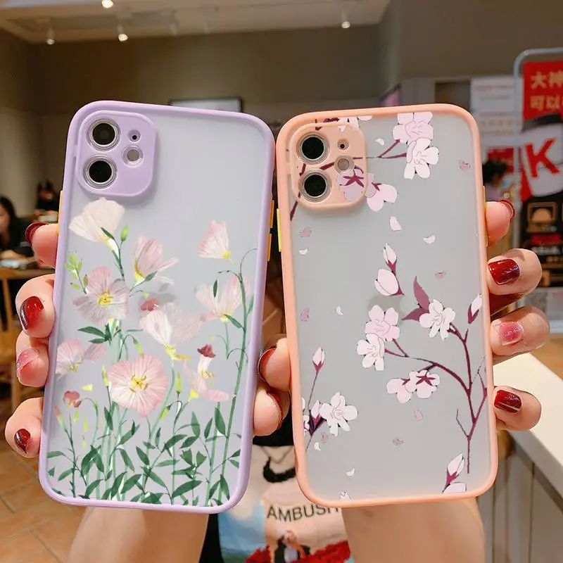 floewr Phone Case For iPhone 13 12 11 Mini Pro XR XS Max 7 8 Plus X Matte transparent Pink Back Cover
floewr Phone Case For iPhone 13 12 11 Mini Pro XR XS Max 7 8 Plus X Matte transparent Pink Back Cover