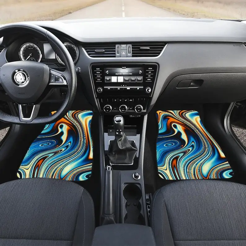Colorful Swirls Abstract Art Car Floor Mats Set, Front and Back Floor Mats for Car, Car Accessories
Colorful Swirls Abstract Art Car Floor Mats Set, Front and Back Floor Mats for Car, Car Accessories