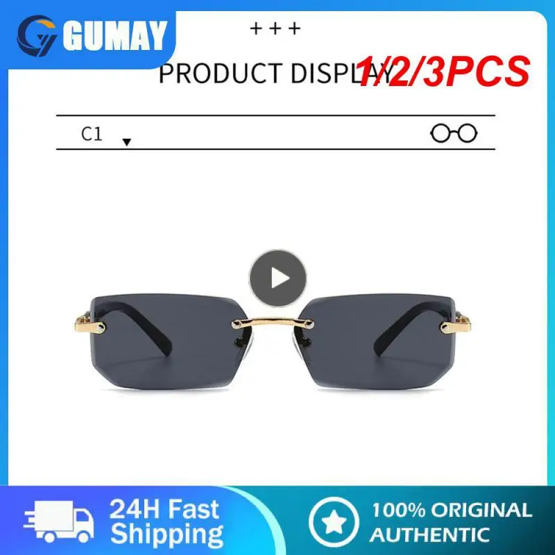 1/2/3PCS Gradient Rimless Frame Candy Color UV400 Shades Sun Glasses Oversized Square Sunglasses Travel Eyewear
1/2/3PCS Gradient Rimless Frame Candy Color UV400 Shades Sun Glasses Oversized Square Sunglasses Travel Eyewear
