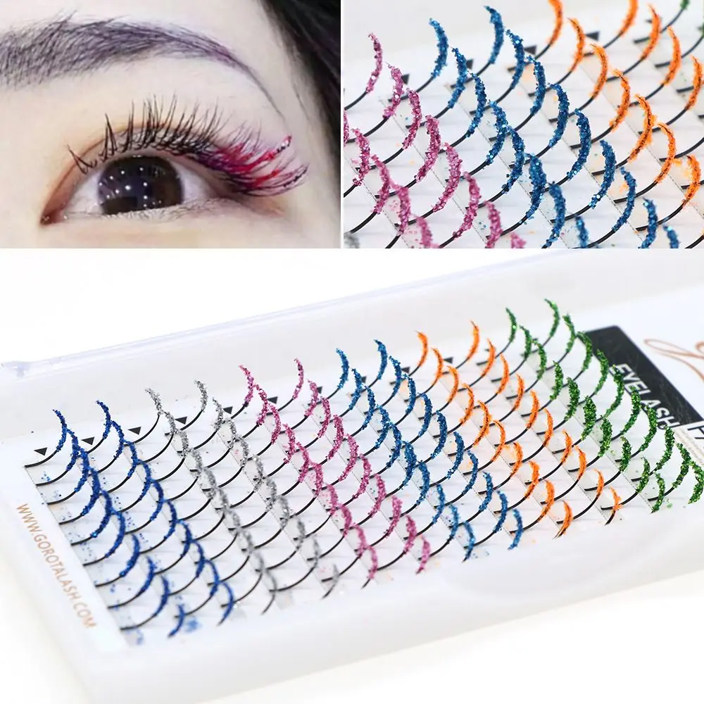 Color Individual Lashes Natural Curly D Curl Shiny Eye Lashes Glitter False Lashes Eyelash Extensions Fake Eyelashes
Color Individual Lashes Natural Curly D Curl Shiny Eye Lashes Glitter False Lashes Eyelash Extensions Fake Eyelashes